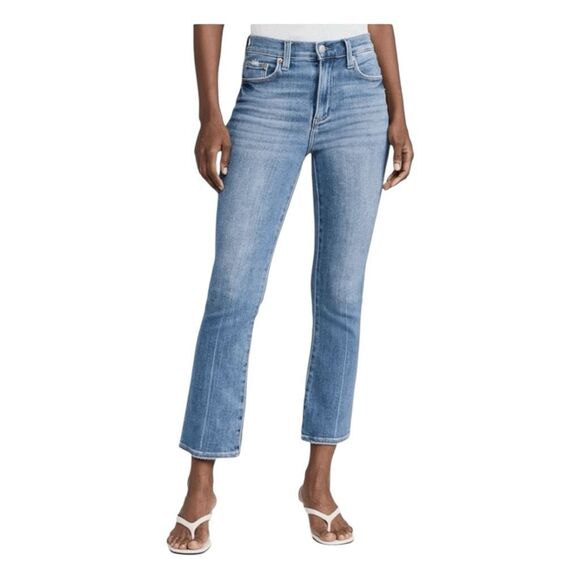 Pistola Lennon High Rise Crop Boot Jeans Blue Caravan Light Wash Denim 26 - Picture 1 of 9